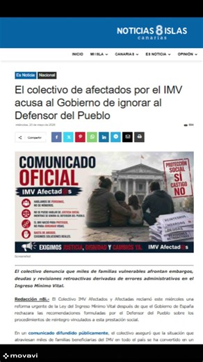 El colectivo de afectados por el IMV acusa al Gobierno de ignorar al Defensor del Pueblo