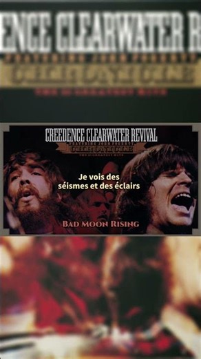 Bad Moon Rising with French lyrics!