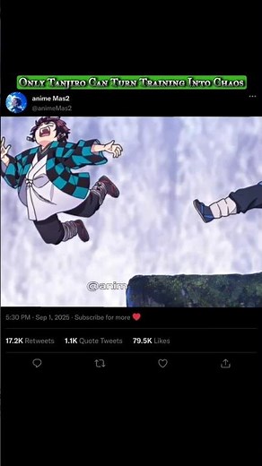 Only Tanjiro Can Turn Training Into Chaos 😂⚡ | Anime Reels #reelschallenge