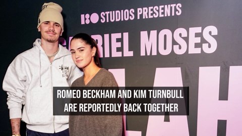 Romeo Beckham and Kim Turnbull reportedly back together
