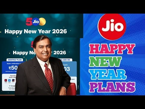 Reliance Jio Happy New Year 2026 Plans Launched