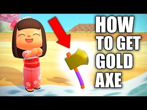 HOW TO GET Gold Axe in Animal Crossing New Horizons