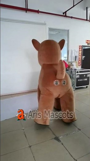 Realistic Adult Inflatable 4 Legs Dog Mascot Costume Wearable Dog Blow Up Suit for Entertainment