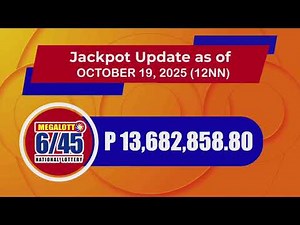 [LIVE] PCSO 2:00 PM Lotto Draw - October 19, 2025