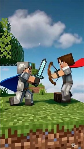 Epic Minecraft PvP Battle ⚔️ Diamond Sword Fight | Cinematic Animation