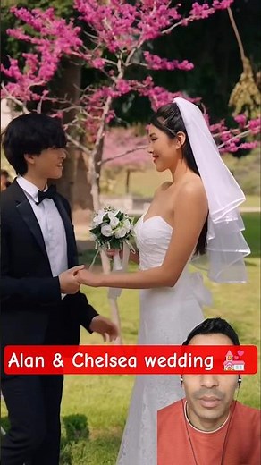 alan & Chelsea wedding 💒 ceremony 🎑 | alanchikinchow | #shorts #viral #shortvideo #youtubeshorts