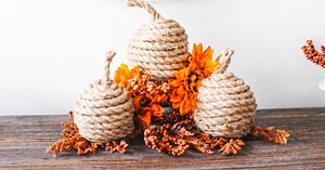 DIY Rope Pumpkin