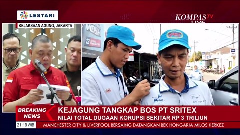 Terbaru! Kejagung Tetapkan Bos Sritex Iwan Setiawan L Tersangka Kasus Korupsi Kredit Rp3 T