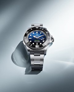 The ROLEX Deepsea. For those who achieve the impossible under pressure. With a two-colour gradient D-blue dial celebrating James Cameron’s record-breaking dive to the bottom of the Mariana Trench. Ringlock system comprising a domed sapphire crystal, nitrogen-alloyed steel compression ring and RLX titanium case back, ensuring waterproofness to 3,900m (12,800ft). 44mm, calibre 3235. #Rolex #RolexDeepsea #OfficialRolexRetailer #LucerneLuxe | Lucerne