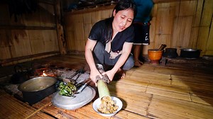 1.1M views · 18K reactions | Amazing Karen Tribe Food - Cooking Meat and Spices in Bamboo!! Thanks to Mook's Hill Tribe Crafts and Tours #Thailand #แม่ฮ่องสอน | Migrationology | Facebook