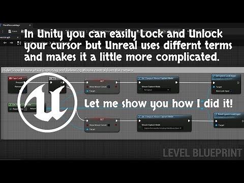 Toggling cursor visibility, mouse capture mode and locking to a viewport inside of Unreal Engine 5