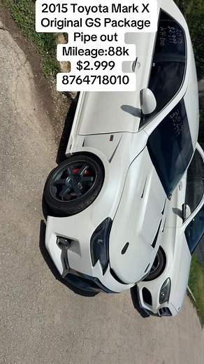 2015 Toyota Mark X Original GS Package Pipe out Mileage:88k $2.999 8764718010 Check us out #1 #linroysauto #everyone #everyonehighlights #everyonefollowers @linroys_auto_backup_page @tiktok creators @Facebook Marketplace Finds @Star @Google @Facebook