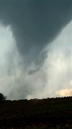 Wild Tornado & Hail Footage #tornado #stormchasing #hail #weather