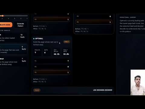 Efficient Page Replacement Algorithm Simulator