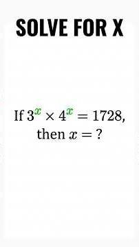 How to find value of x (exponents) class 9 maths #maths #shorts