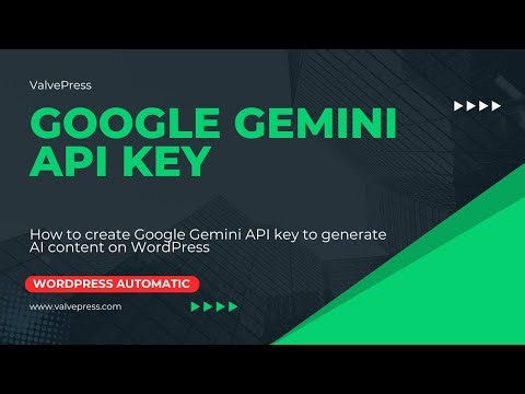How to create Google Gemini API key