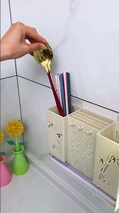 Multifunctional Wall-Mounted Chopstick Holder 🥢✨