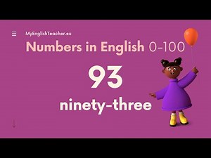 Numbers in English (from 0-1000)