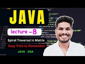 Spiral Traversal in Matrix | Easy Trick to Remember | Java DSA
