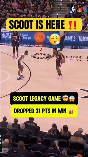 Scoot Henderson went off in Game 2 🍿🔥