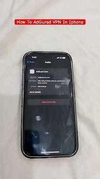 AdGuard dns Add In IPhone #adguarddns #adguard #noads