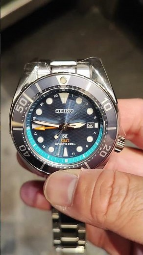 SEIKO PROSPEX SFK001J1 AQUA SUMO SOLAR GMT