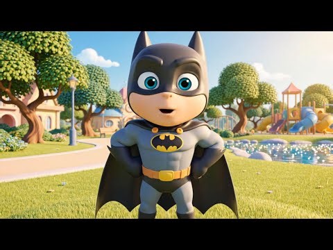 EP1- Cape Check: The Windy Kite Rescue! | Kid Batman Hero | 3D Kids Cartoon | 3D Kid Animation