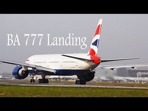 Landing at V C Bird International (Antigua) in a British Airways 777