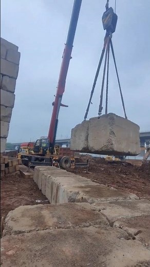 Precast Cement Pier Hoisting & Installation.