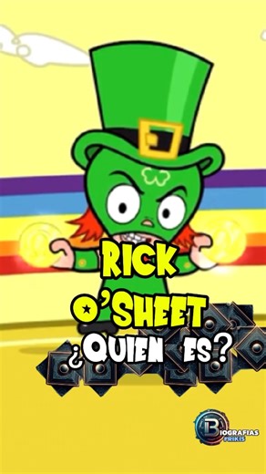 Beware of this leprechaun: Rick O'Sheet #geekbiographies #cartoons #muchalucha #retrocartoons