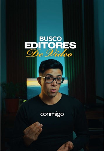 Editor de video - oportunidad laboral #editordevideos #creaciondecontenido #ediciondevideo #trabajoremoto #freelance