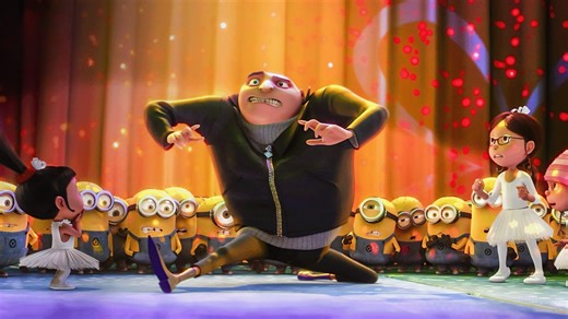 Gru celebrates his win with 'You should be dancing' (FULL SCENE) | Despicable Me