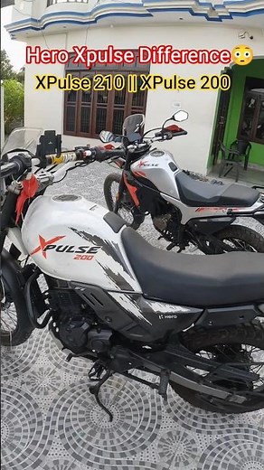 Comparison Xpulse Difference🤯 Hero Xpulse 210 vs Xpulse 200 #bike #motorcycle