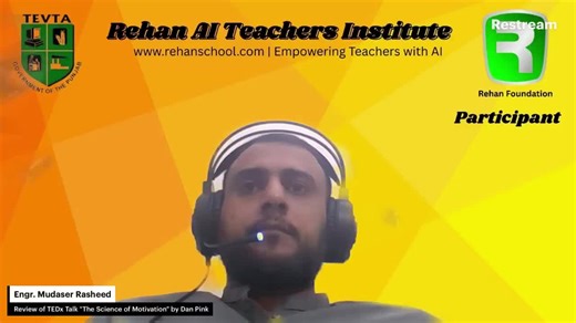 Dan Pink's TED Talk: Autonomy, Mastery, Purpose | Engr. Mudaser Rasheed posted on the topic | LinkedIn