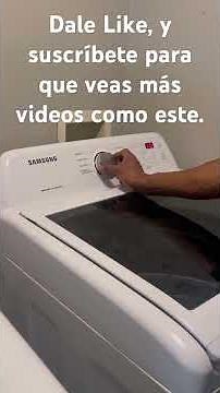 How to properly use and maintain a Samsung top-loading washing machine and dryer.