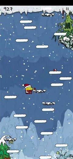 Doodle Jump Said “Merry Christmas”… Then Did THIS 😱🎄 #shorts