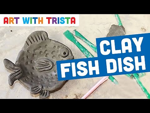Clay Fish Dish Step By Step Art Tutorial - Art With Trista