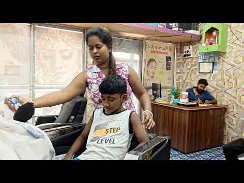 Two Sided Normal Haircut By Lady Barber | Hair Transformation | Boys Haircut Tutorial