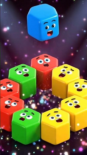 Funny Talking Cubes | 3D Cartoon Blocks 😂🟦🟥🟨