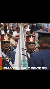 The PMA Color Officer-In-Charge making the final headgear adjustments of the Color Officers before the start of the Baguio Day Program #Baguio2024 #pma #Baguio #baguiocity #ArmedForcesOfThePhilippines | The Baguio Channel