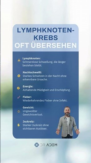 Lymphom: Das wird oft übersehen