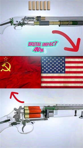 ⚔️ Drum of Steel vs Trench Thunder 🌍 #MC255 #Winchester1912 #ShotgunHistory #SovietArms #ww1