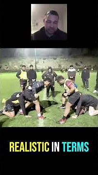 4v4 Scrum Drill to Train Connection and Power #rugby #scrum #rugbycoaching