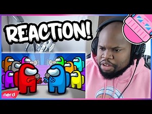 The Among Us Rap Battle Reaction | #NerdOut ft CG5, Pokimane, Preston & More [Among Us Animation]