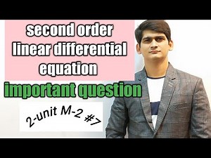 Removal of first derivative method | second order linear differential equations | Engg maths 2 | M2