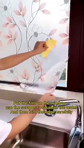 Privacy Windows Film European Vintage Stained Glass Film No Glue Static Cling Decorative Window Stickers (39.4"x78.7") 100x200cm