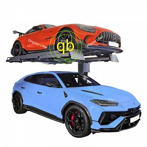 [Hot Item] Single Post Hydraulic Lift for Car Parking Vehicle Storage for 2 Cars