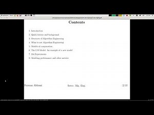 01 Introduction to Algorithm Engineering