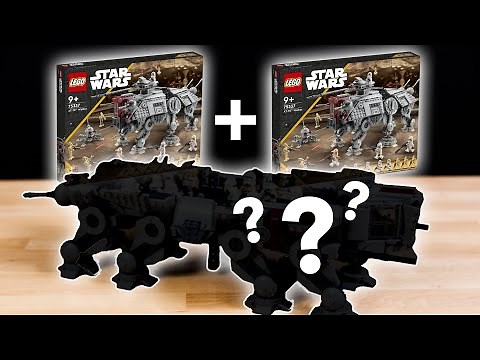 Can you build an AT-OT w/ 2x LEGO Star Wars AT-TE's? 🧐
