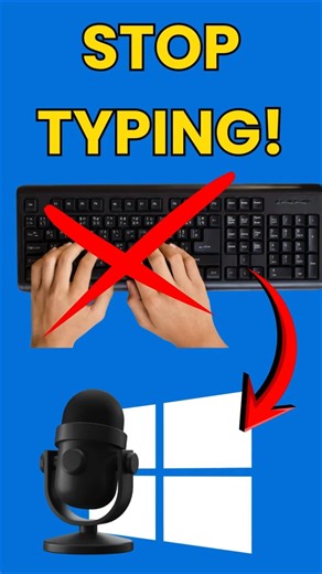 Type Without Keyboard on Windows! #shorts